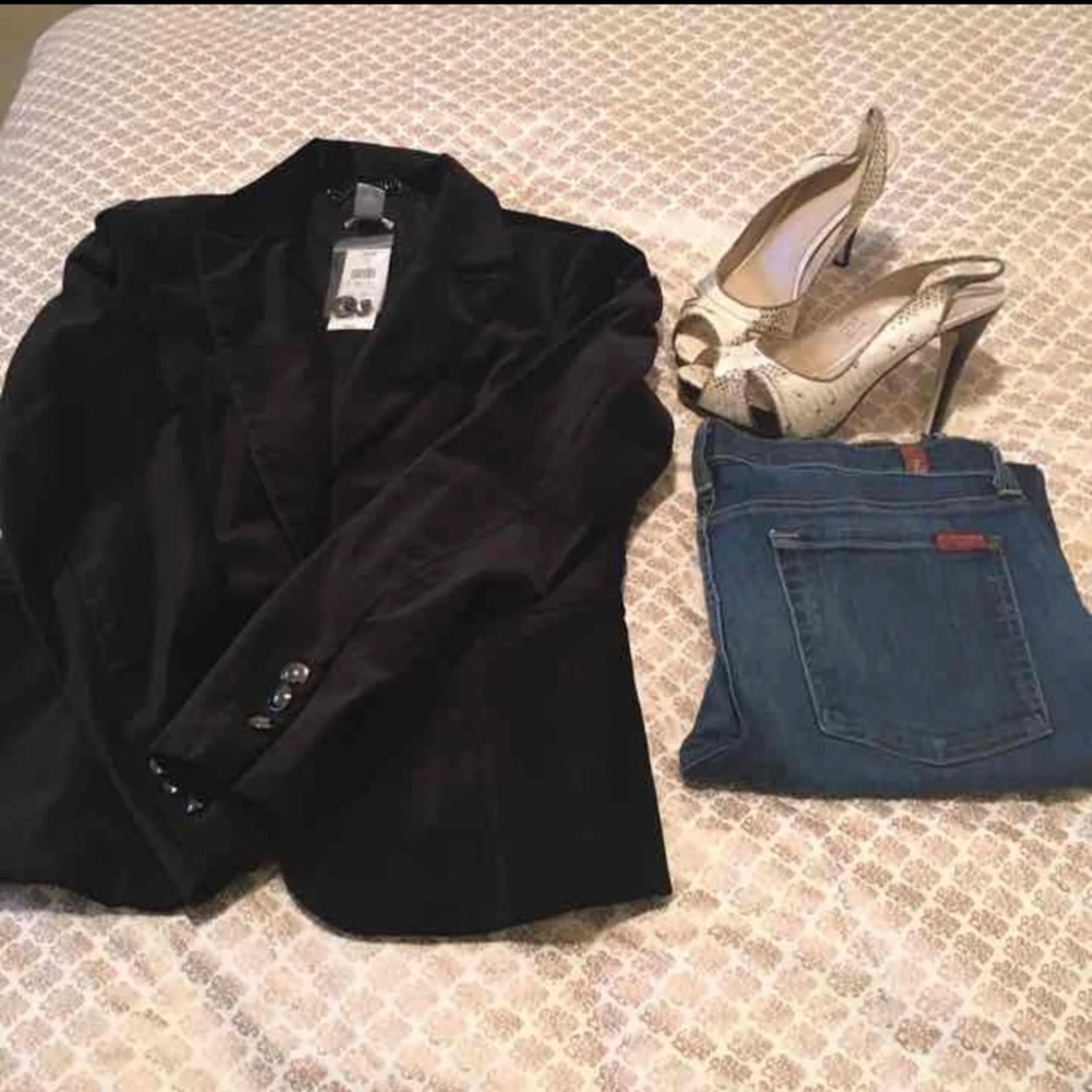 Cache Velvet Blazer